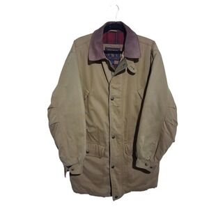 Vintage Y2k Woolrich Insulated Mens size Large Chore‎ Barn Field Flannel Jacket
